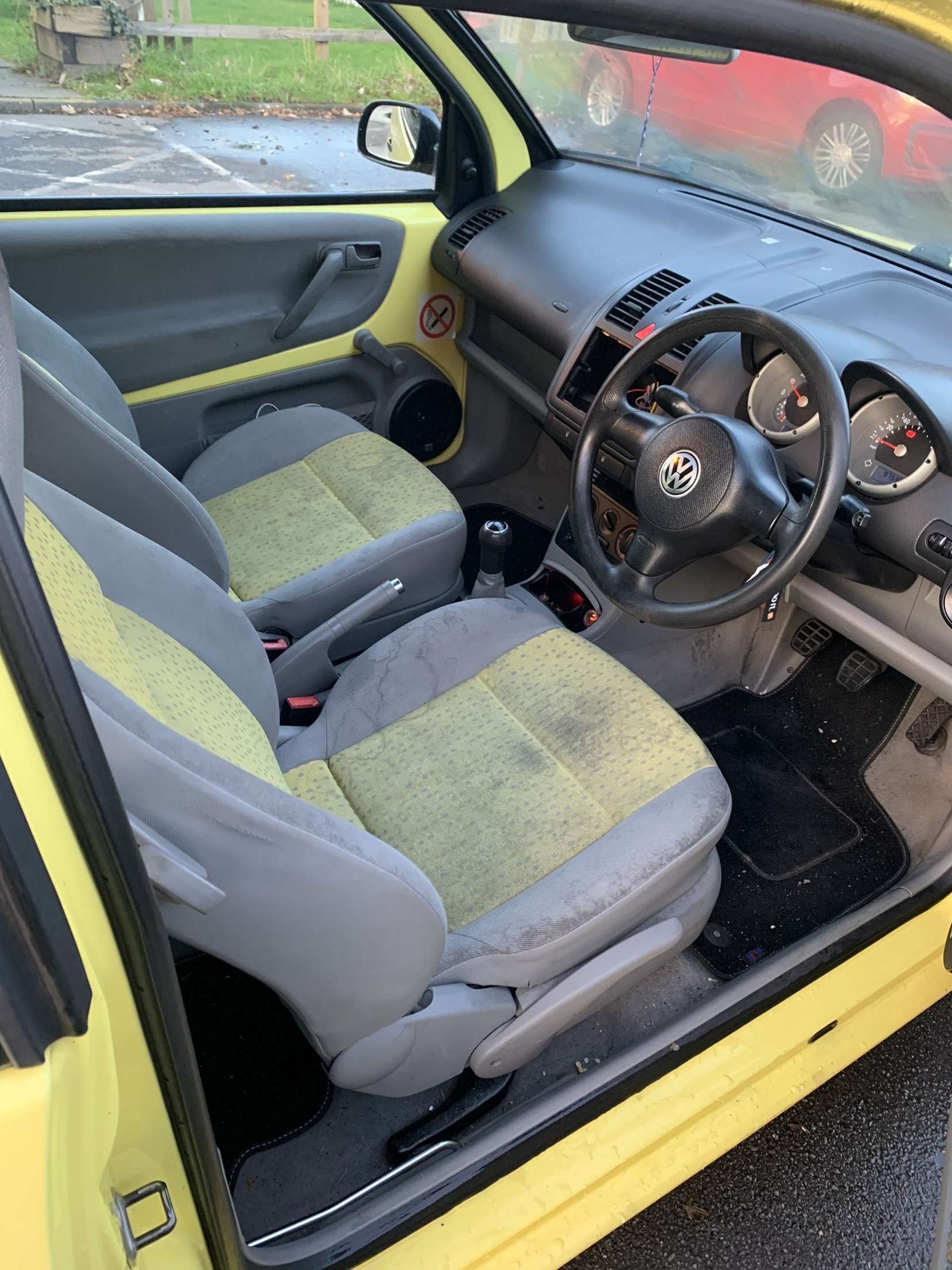 Before Seat deep cleaning