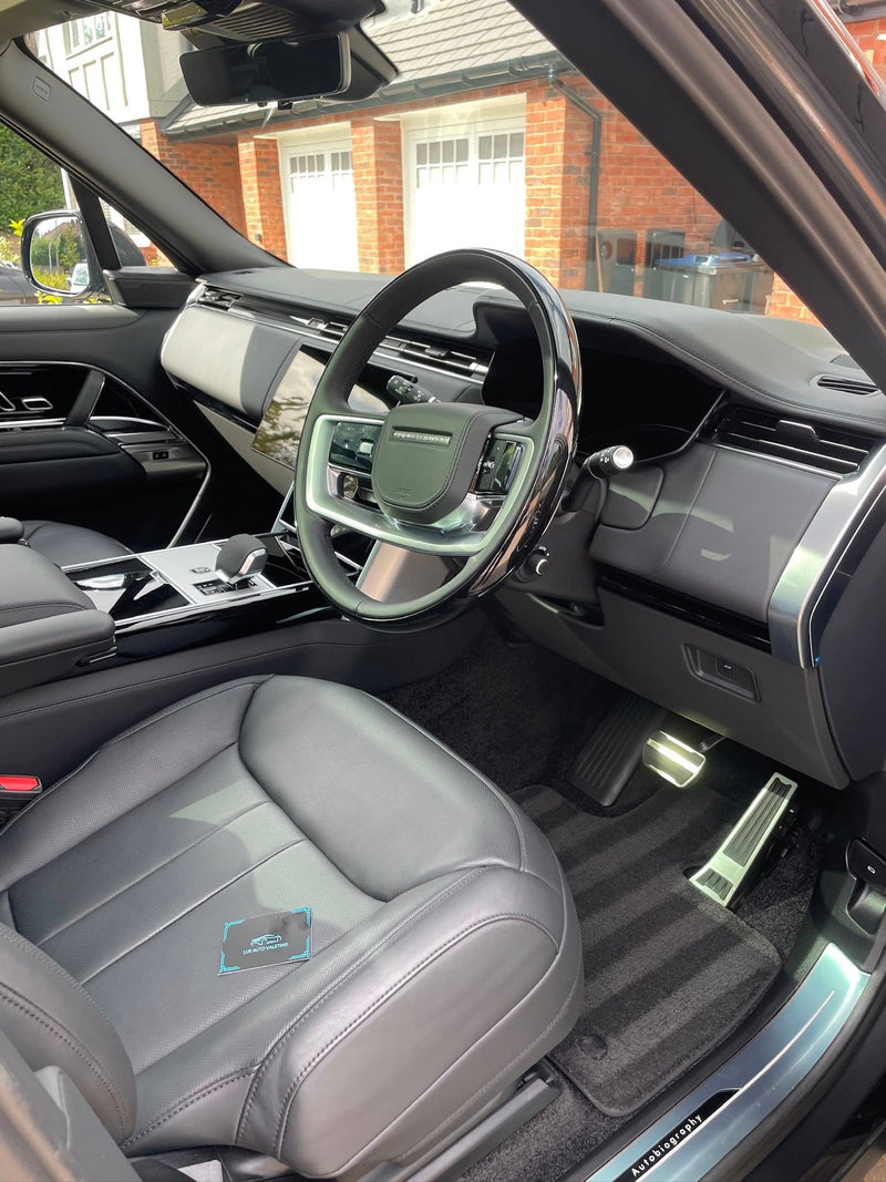 Interior detail on Range Rover sport in Sutton Coldfield