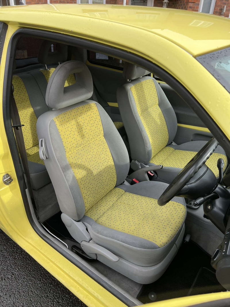 Seat cleaning in Cannock before and after