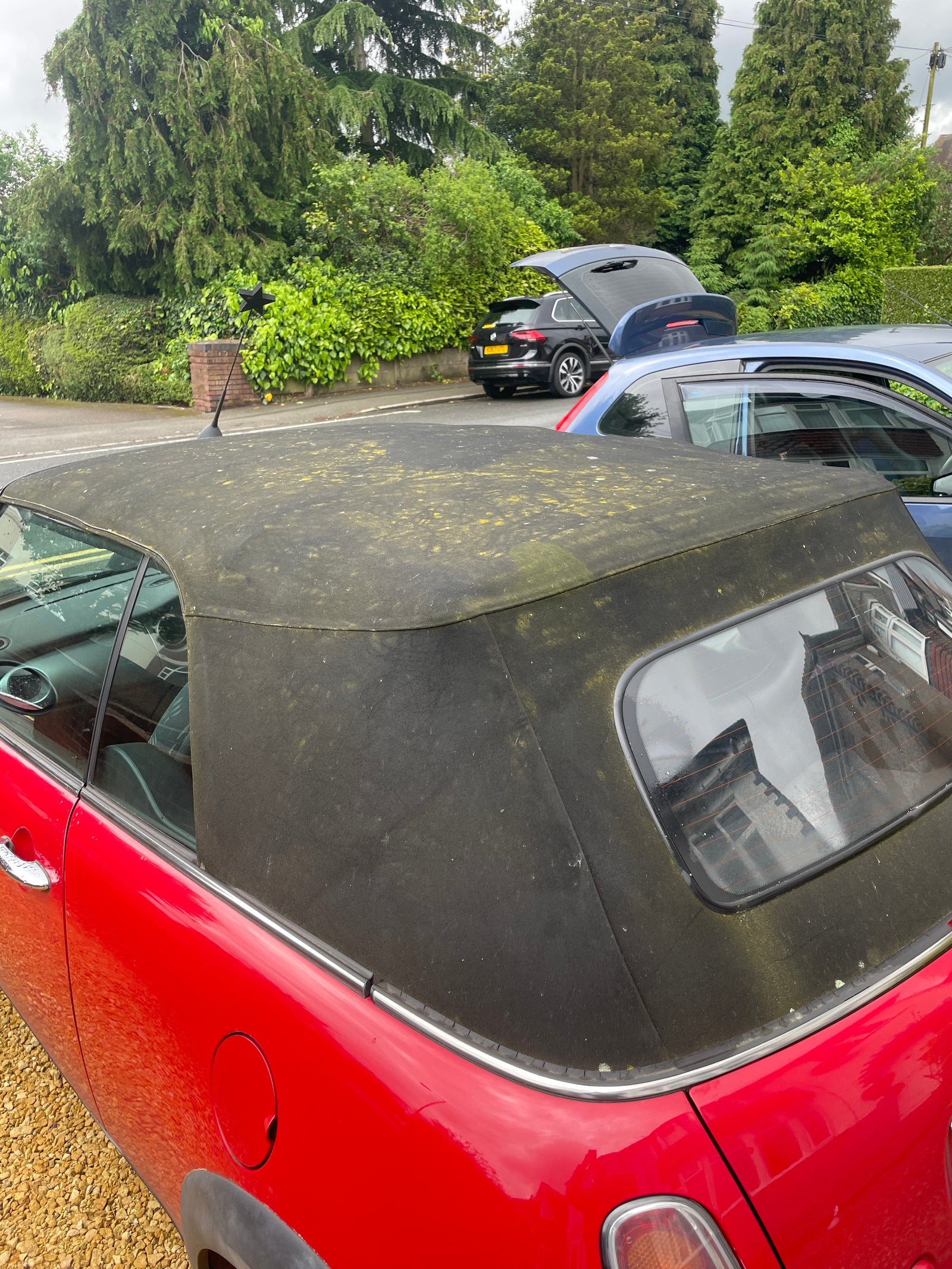 Before Soft top deep clean